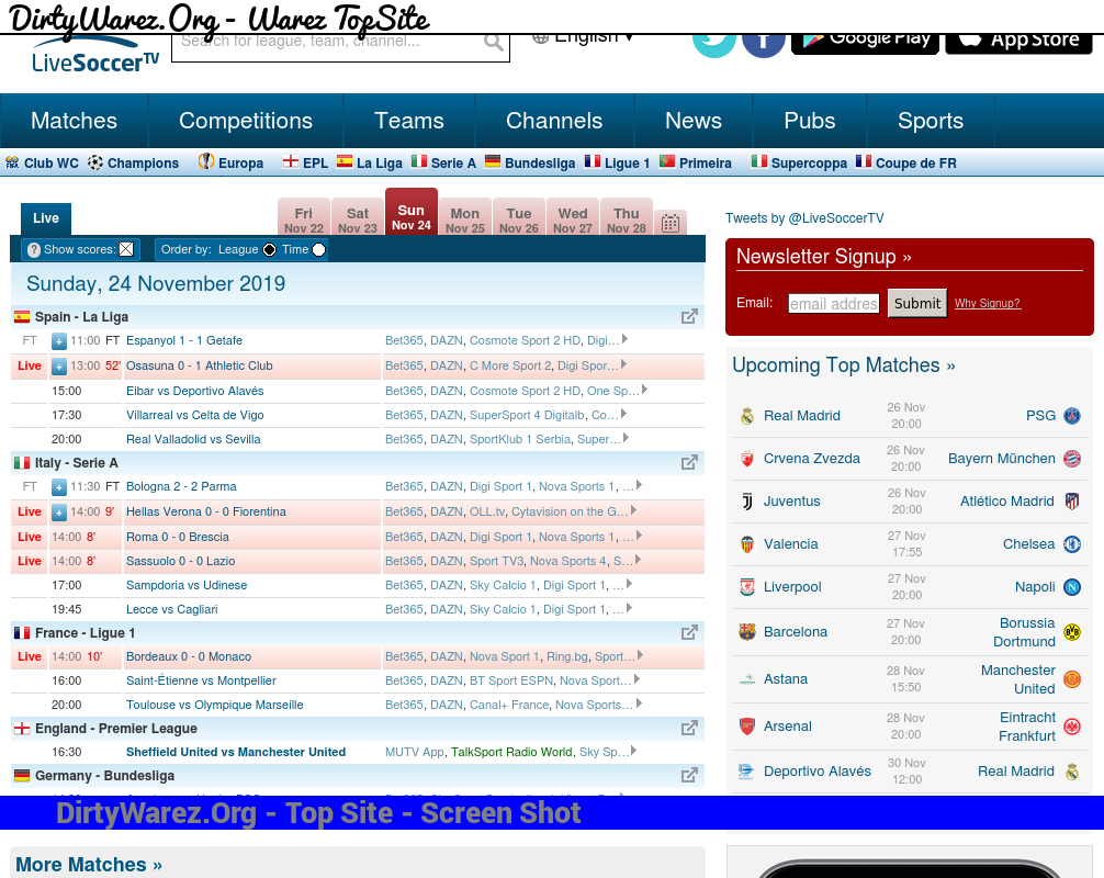 livesoccertv.com Screenshot