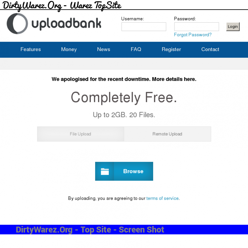 uploadbank.com Screenshot