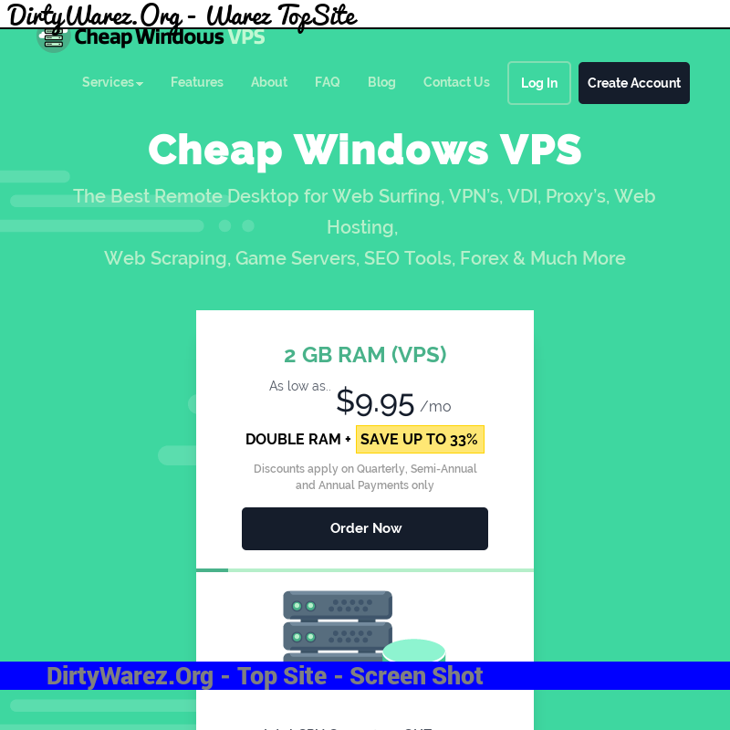 cheapwindowsvps.com Screenshot