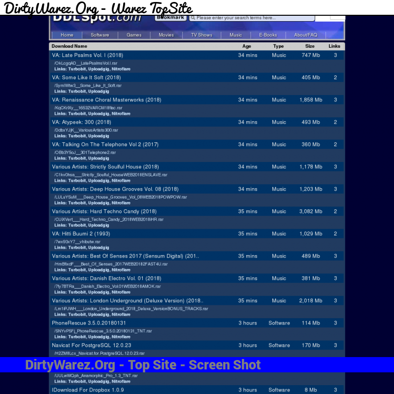 ddlspot.com Screenshot
