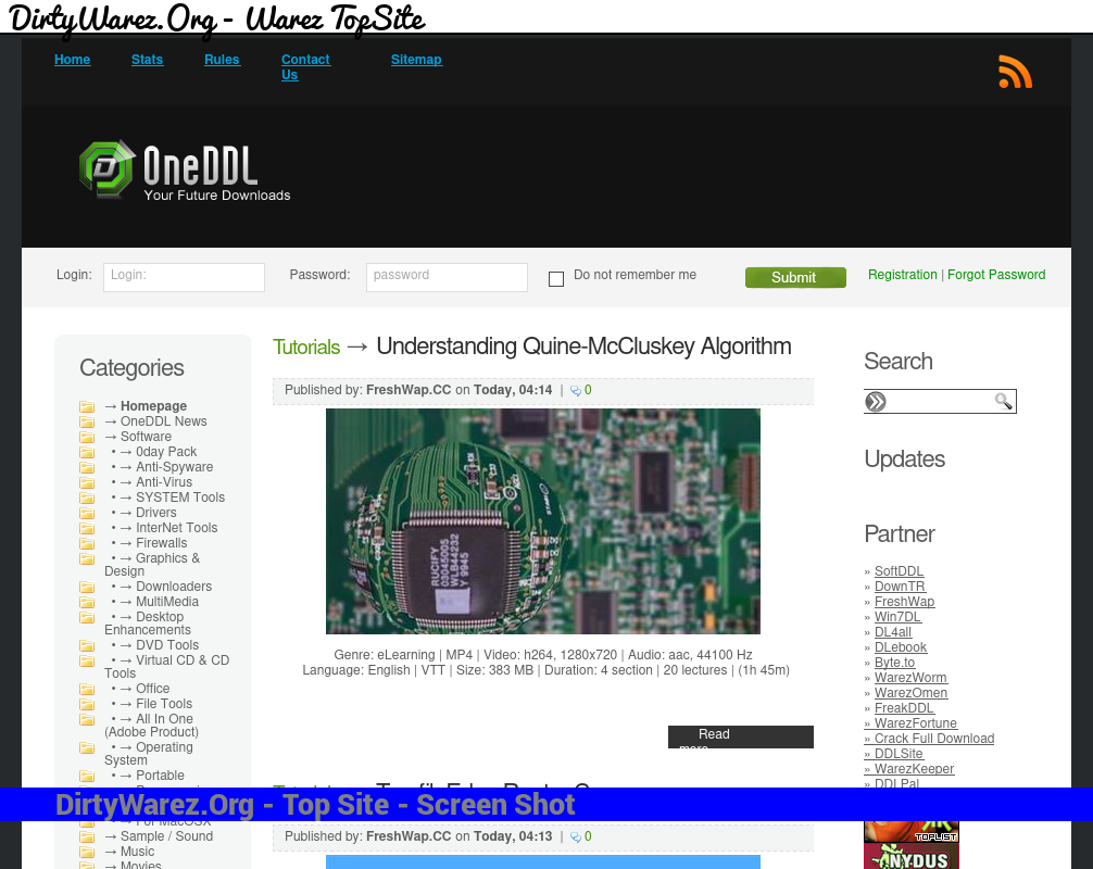 oneddl.org Screenshot