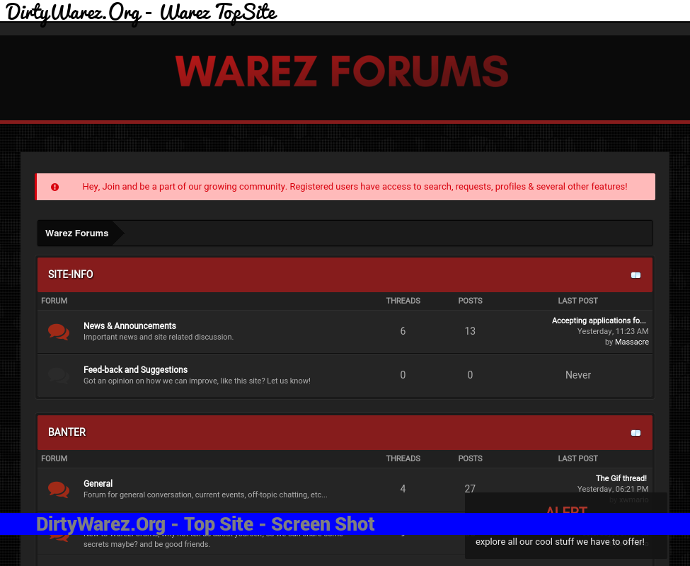 warezforums.com Screenshot