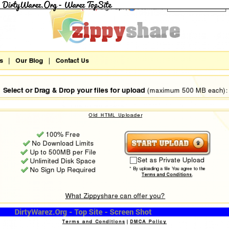 zippyshare.com Screenshot